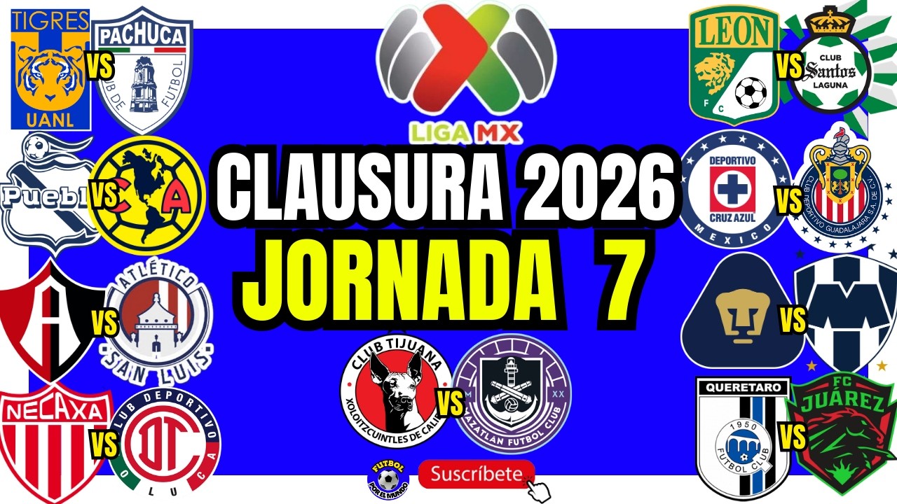 🔴   LIGA  MX   -   JORNADA  7   🔴