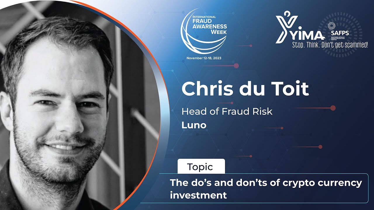 Chris du Toit, Luno's Fraud Risk Manager
