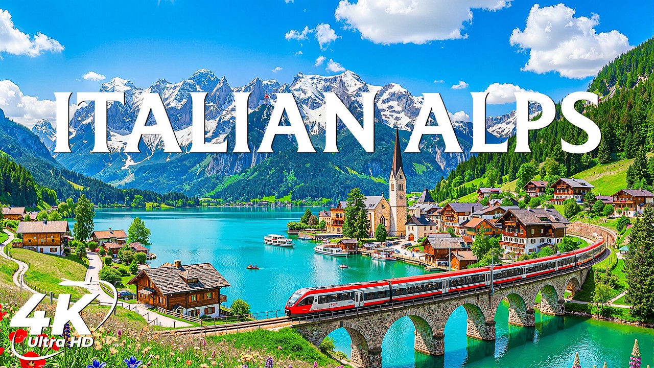 Italian Alps 4K 🇮🇹 | Dramatic Peaks, Alpine Valleys & Scenic Mountain Beauty