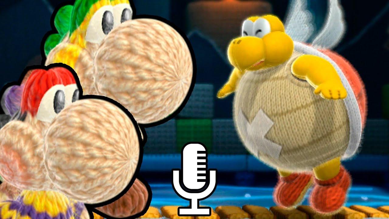 ❀ YOSHI´s WOOLLY WORLD ❀ | 4-4: ¡NESS y LINK v.s. PARATROOPA ALANUDO! | Todos los Yoshi´s y ❀