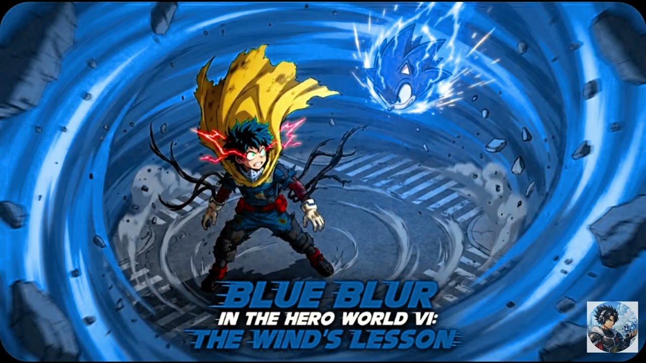 BLUE BLUR IN THE HERO WORLD VI: THE WIND'S LESSON | Sonic vs Deku | Glitch Hop Metal (2.5D)