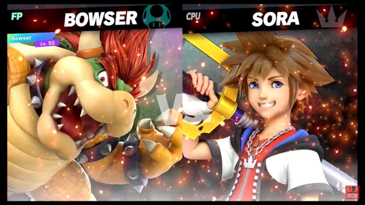 Super Smash Bros Ultimate Amiibo Fights – Bowser vs the World #89 Bowser vs Sora