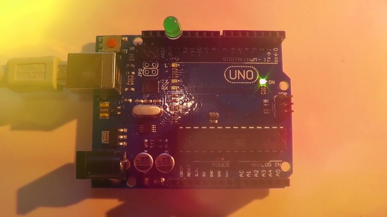 Arduino heartbeat LED showing blinking LED error code 3