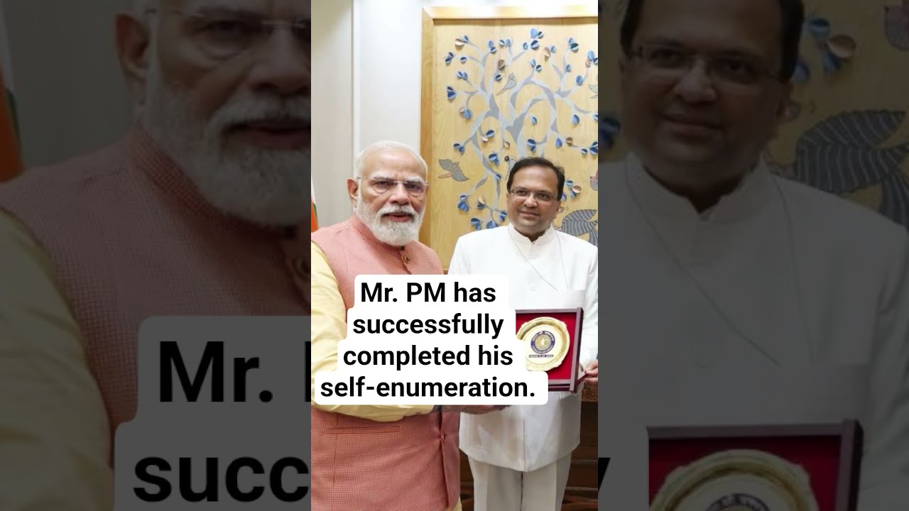 Mr. PM has successfully completed his self-enumeration