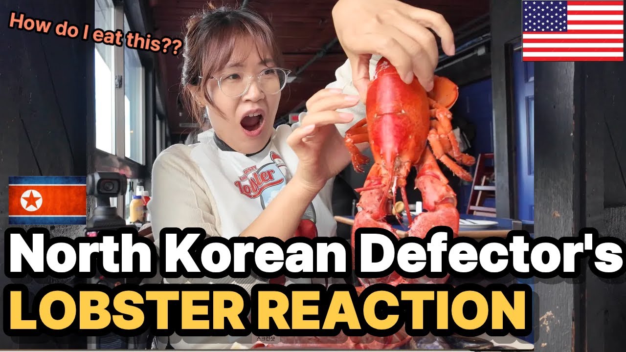 🇰🇵N. Korean Defector's FIRST TIME EATING LOBSTER & CLAM CHOWDER Reaction🇺🇸