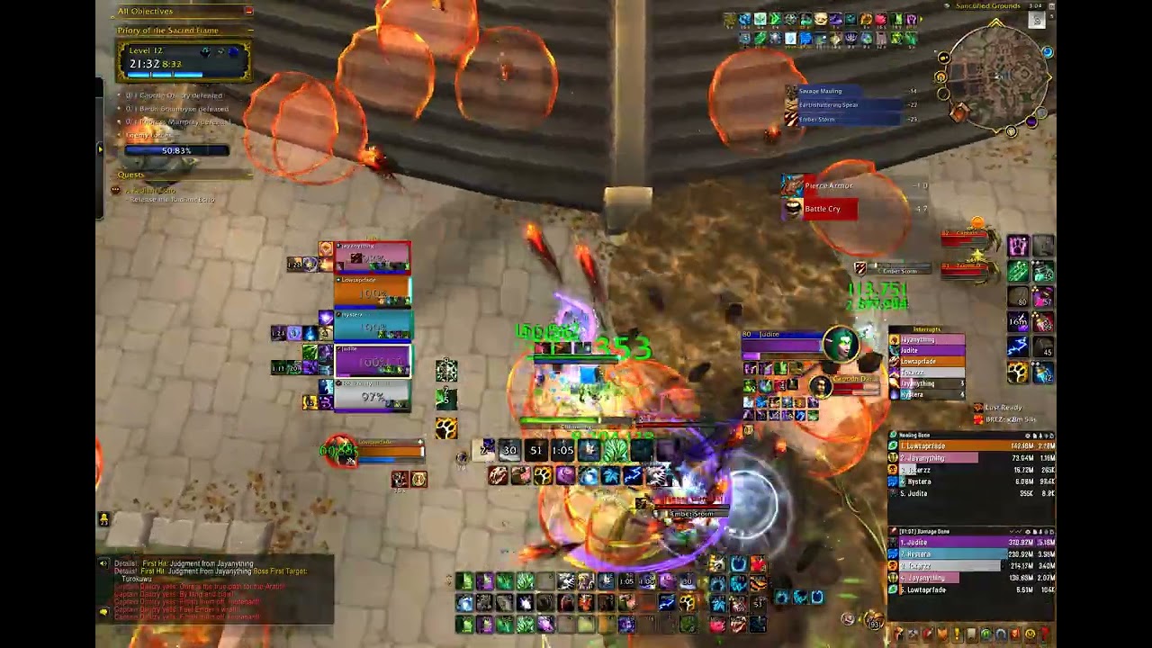 Priory of the Sacred Flame (PSF) +12 - Resto Druid POV