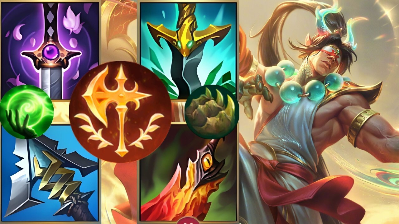 【LOL 手遊榜單大神】國服盲僧絕活哥（Wild Rift Lee Sin）出裝符文推薦，教你上分技巧刷野抓人思路技巧