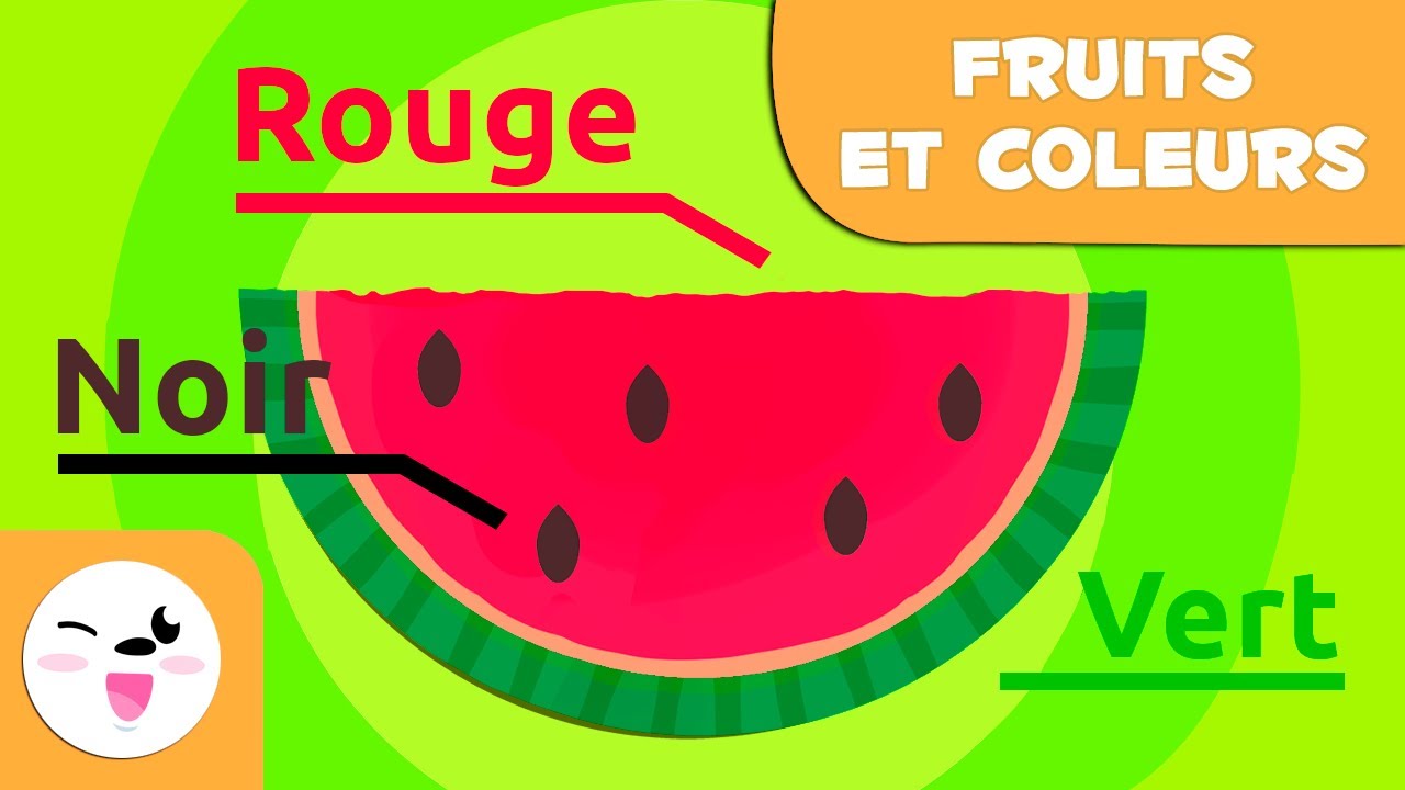 Apprends les fruits et leurs couleurs | Vocabulaire pour les enfants