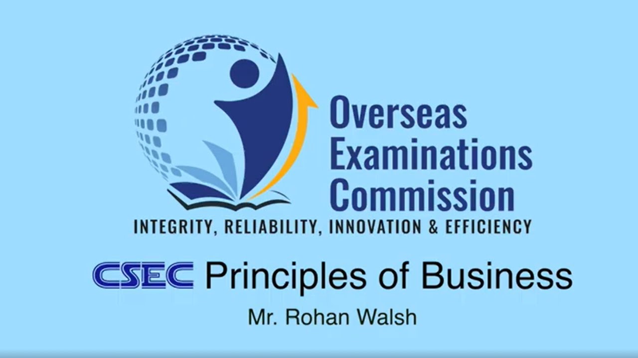 OEC CXC Marathon: CSEC Principles of Business Past Paper Review.