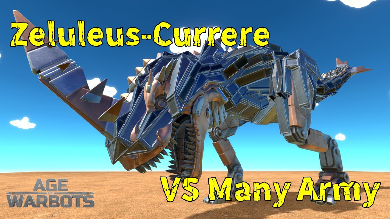 Zeluleus-Currere vs Many Army in Early Access - Age of Warbots (AOWB)