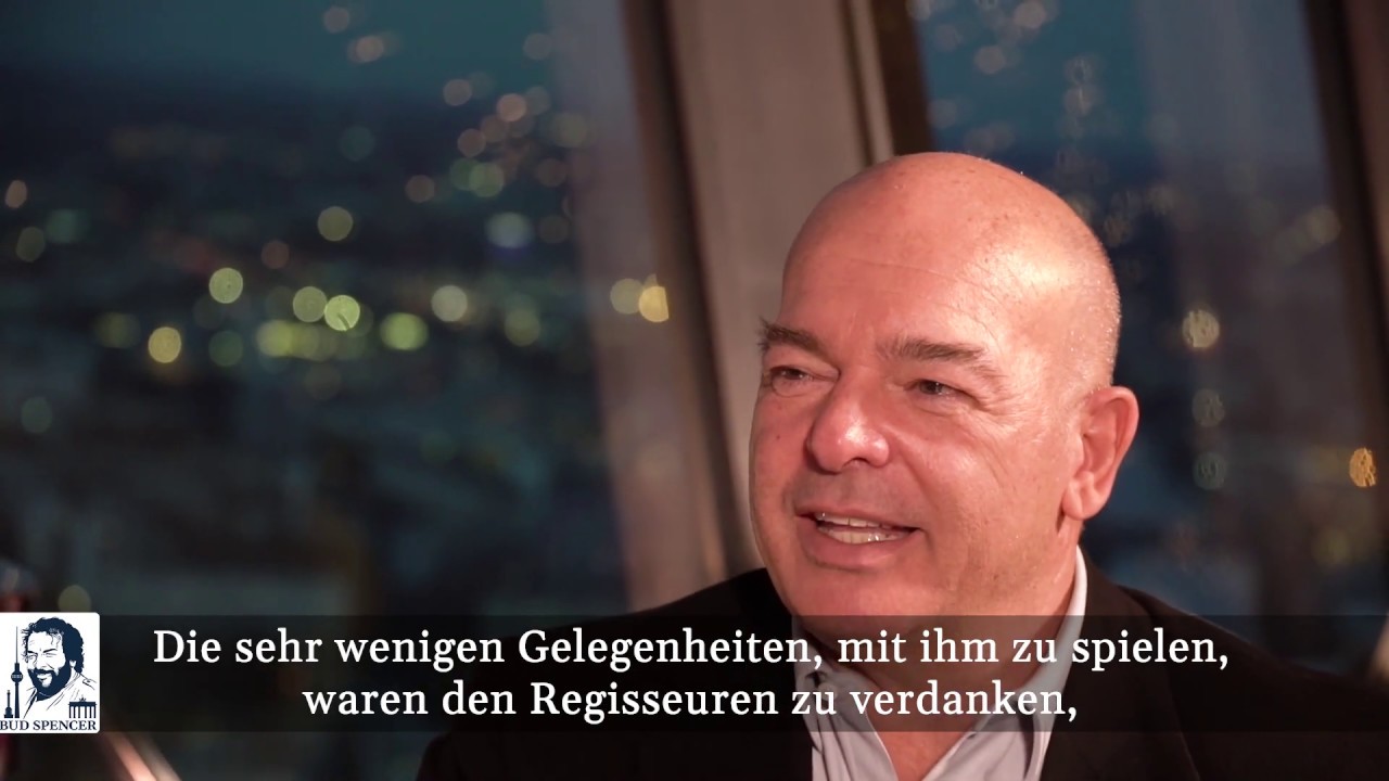 Bud Spencers Sohn Giuseppe Pedersoli gibt ein Interview zur Bud Spencer Ausstellung in Berlin