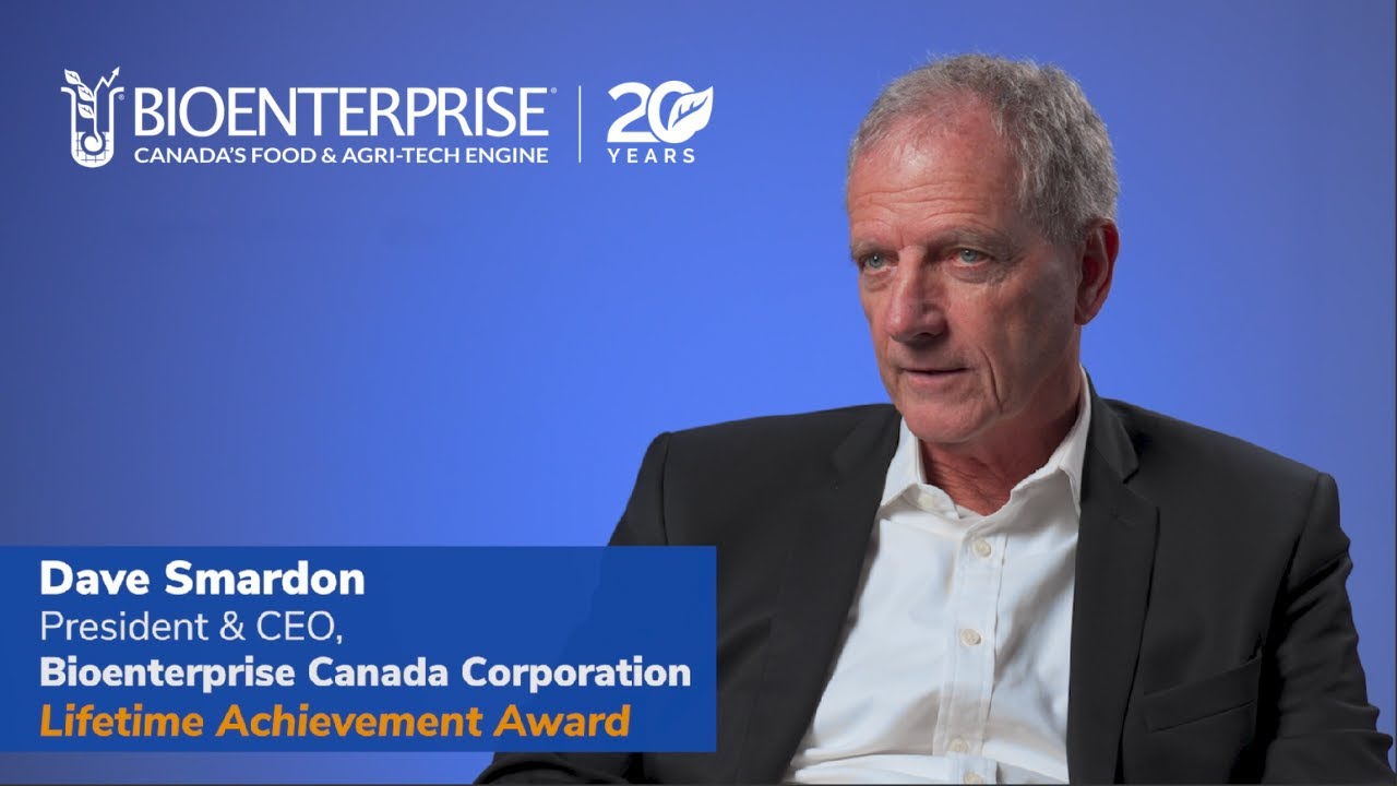 Bioenterprise Canada CEO Dave Smardon - Lifetime Achievement Award