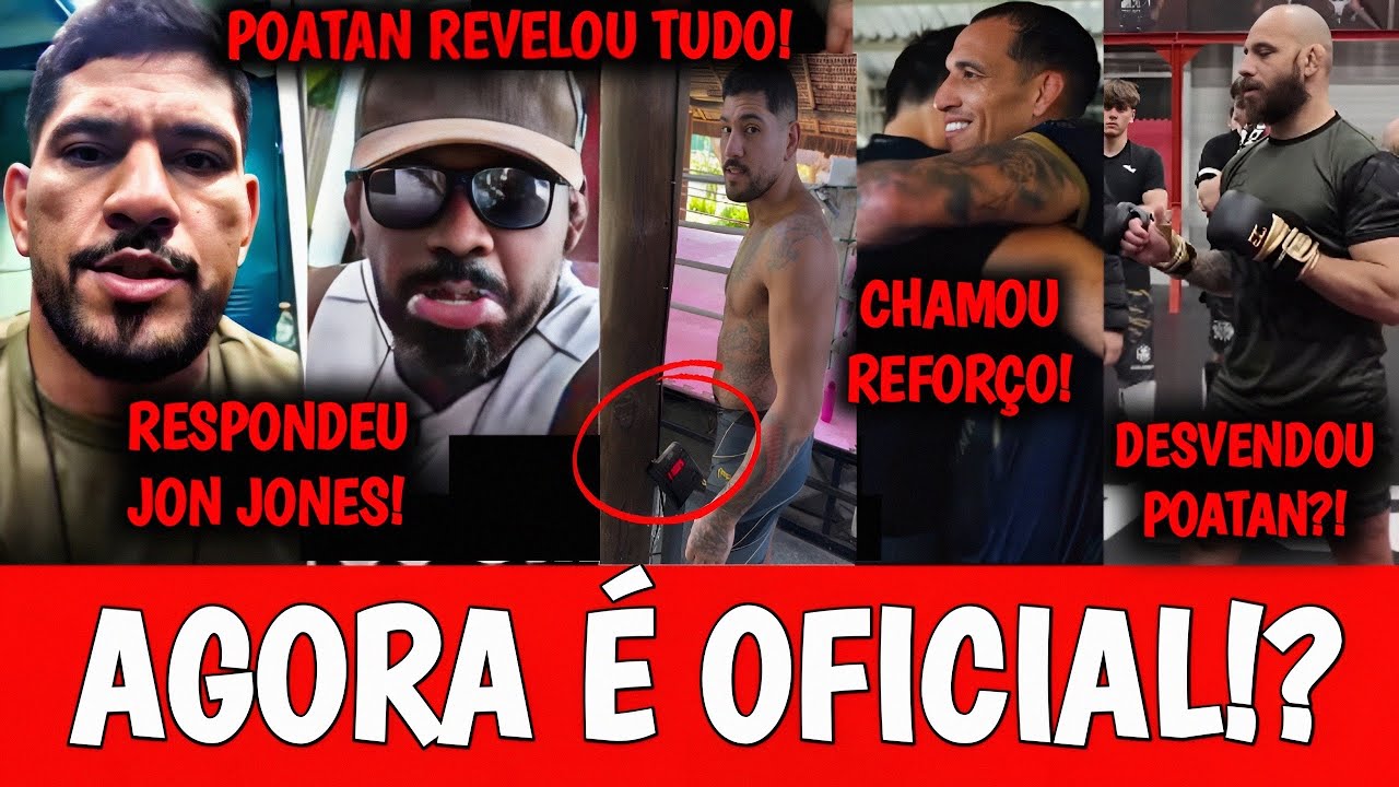🚨Poatan RESPONDE Jon Jones, FALA sobre Aspinal| Jean REVELA SEGREDO de Poatan? Charles CHAMA REFORÇO