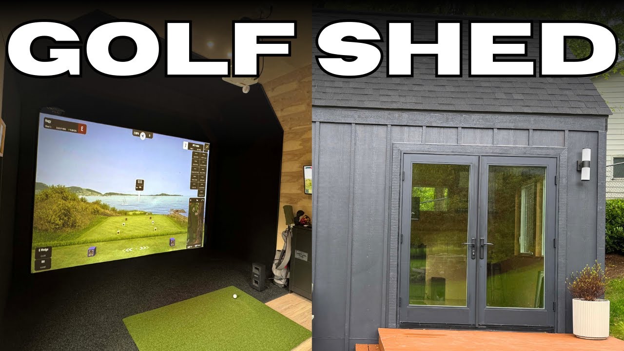 Caddyshack Shed Golf Simulator Custom Build [Lake Oswego, OR]