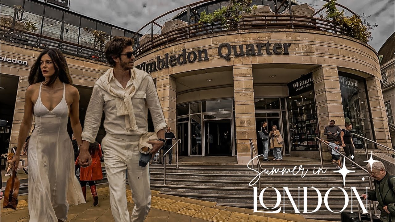 🌿Summer London Walk: Wimbledon Station to Wimbledon Village | Pre-Grand Slam Stroll