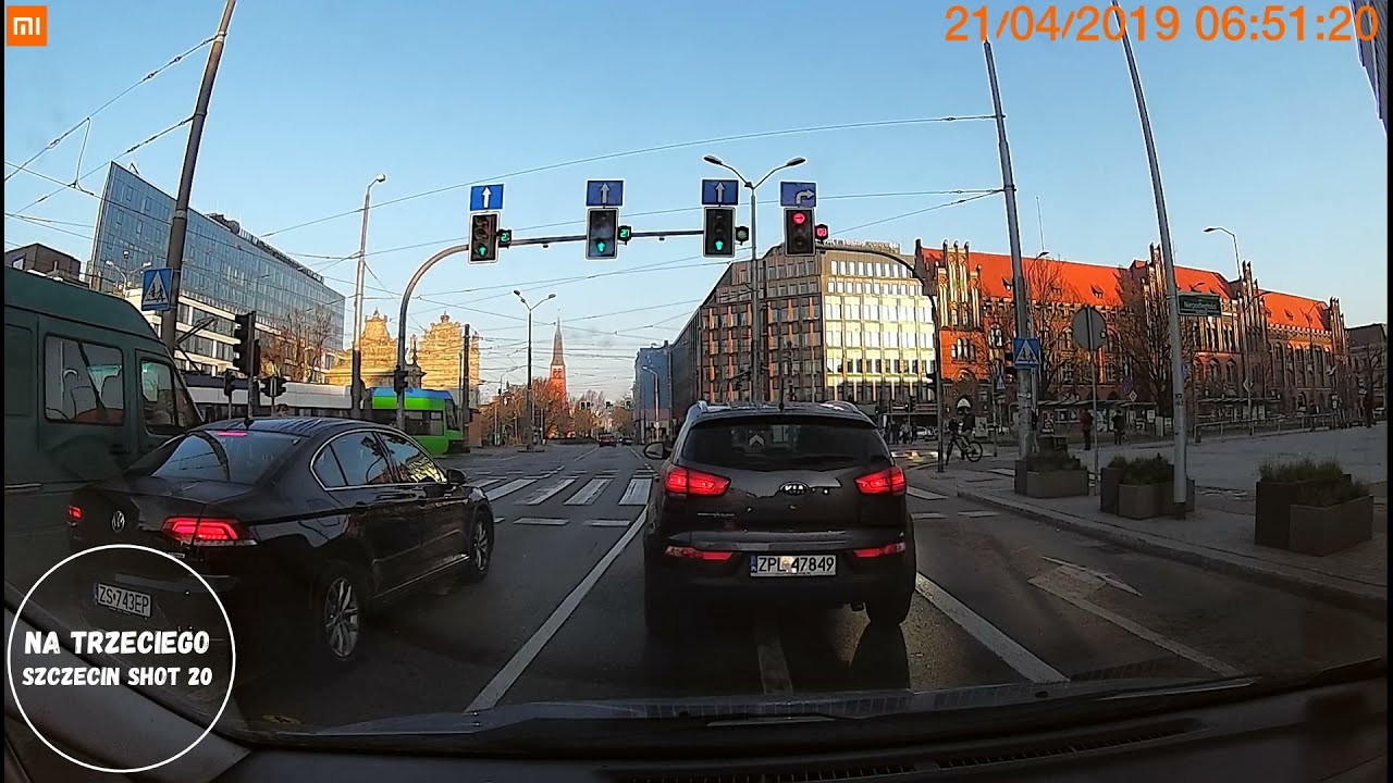SZCZECIN SHOT 20 piękny przejazd przez kawałek centrum