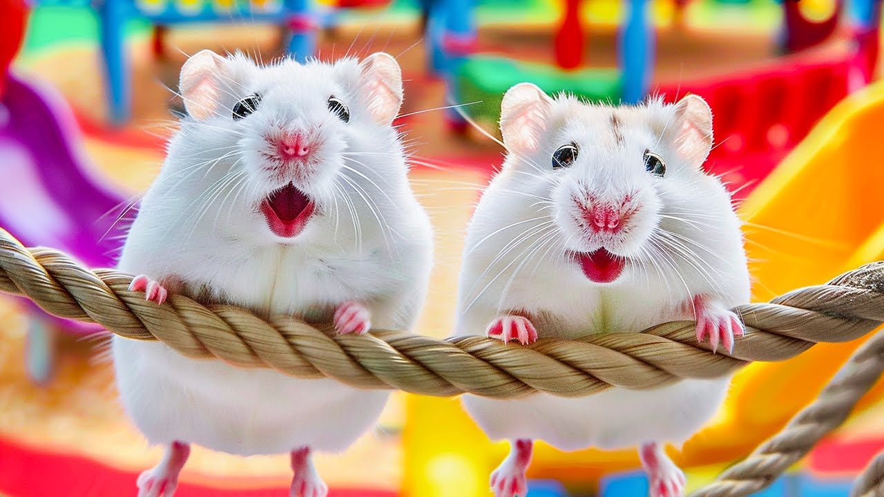 Hamster Escapes from Giant Ball Pit Maze | Hamster Maze