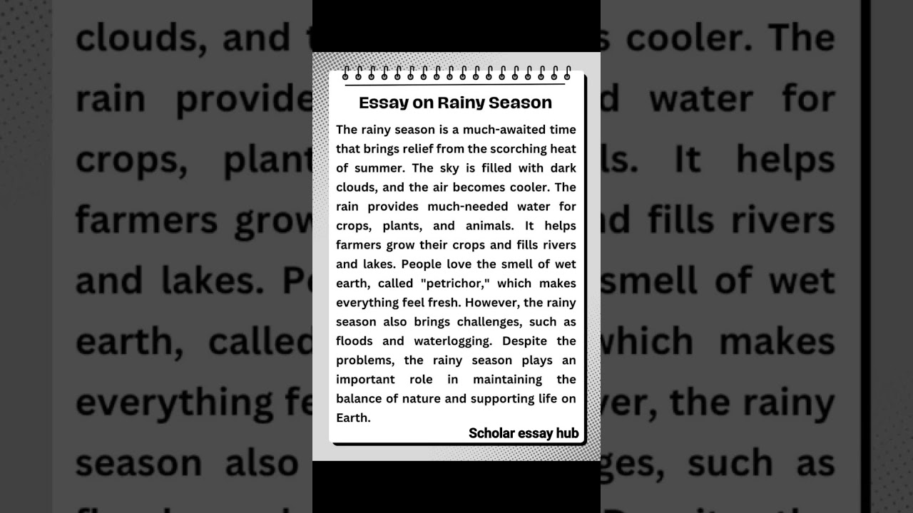 10 Lines On Rainy Day In English/Rainy Day Essay I English/Essay On Rainy Day /A Rainy Day