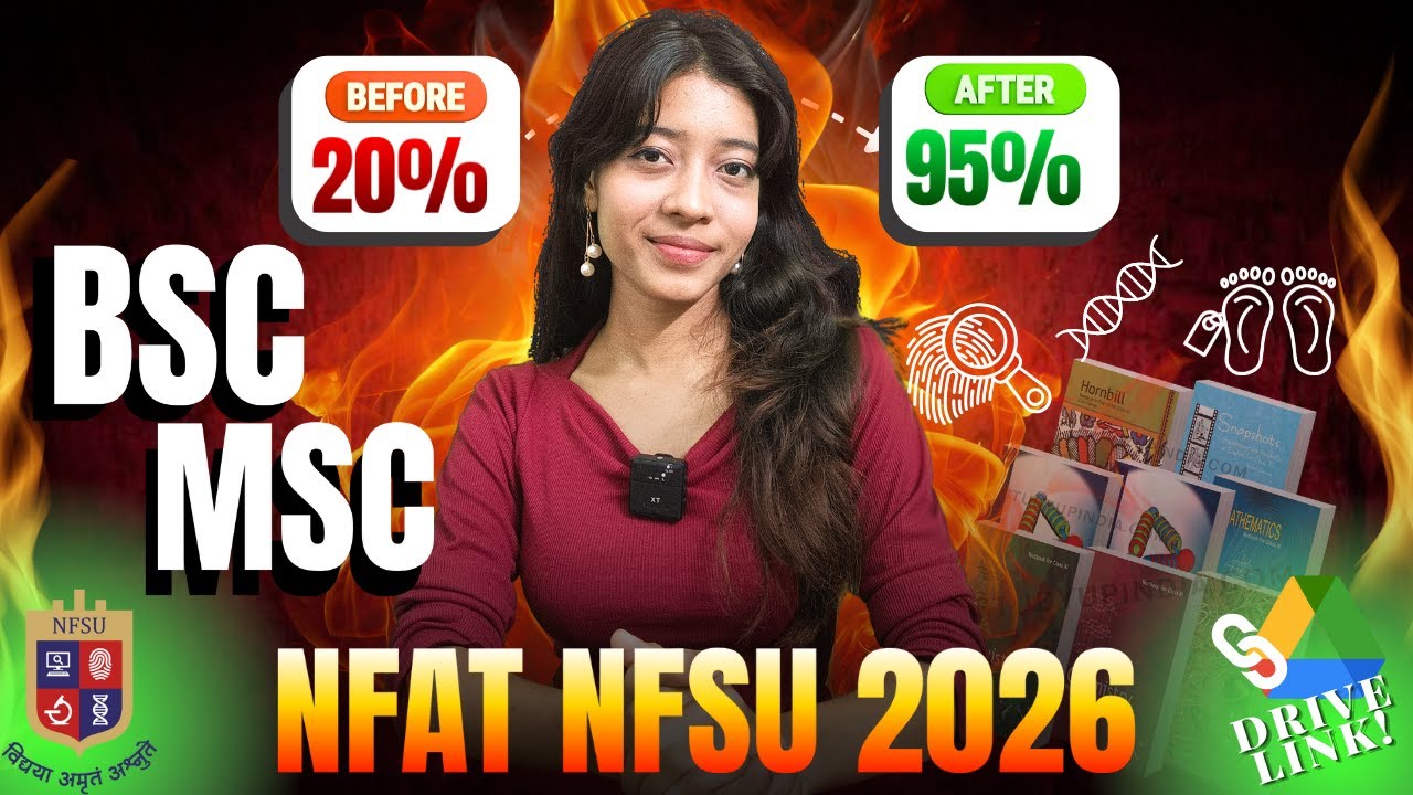 BSC-MSC NFAT NFSU 2025 Detailed Prep Strategy 🔥🚀