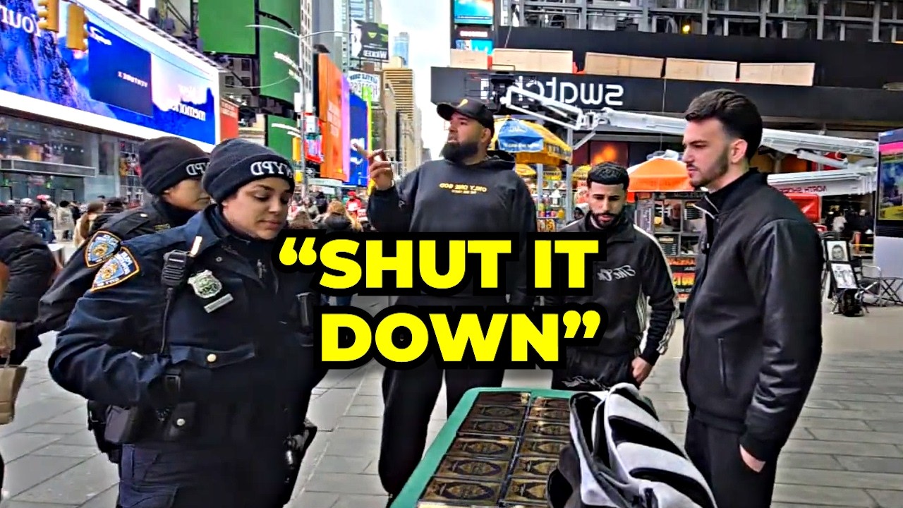 Police Confront SonnyFaz During Street Dawah