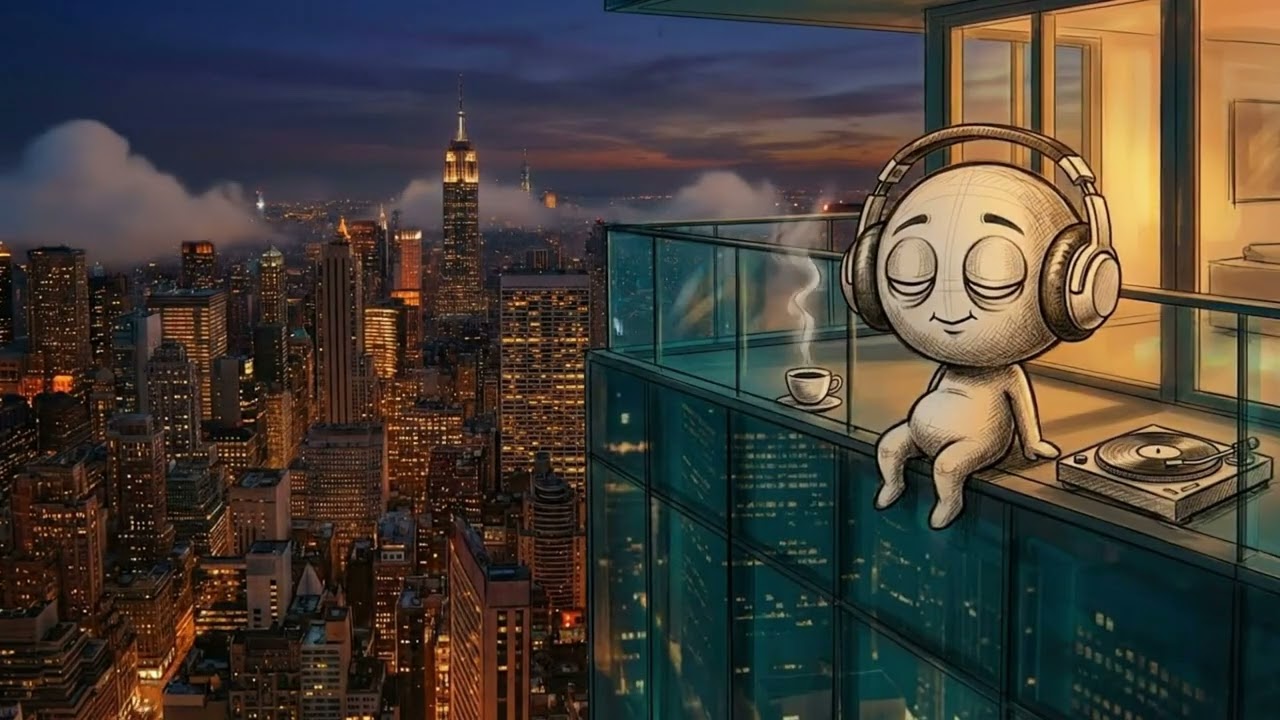 Lofi Scribbles hanging out 🏙️ - Beats to Relax and Destress