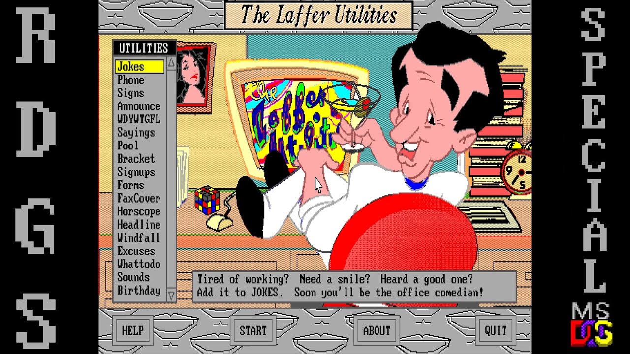 Random DOS Game Show Special: Laffer Utilities (1991)