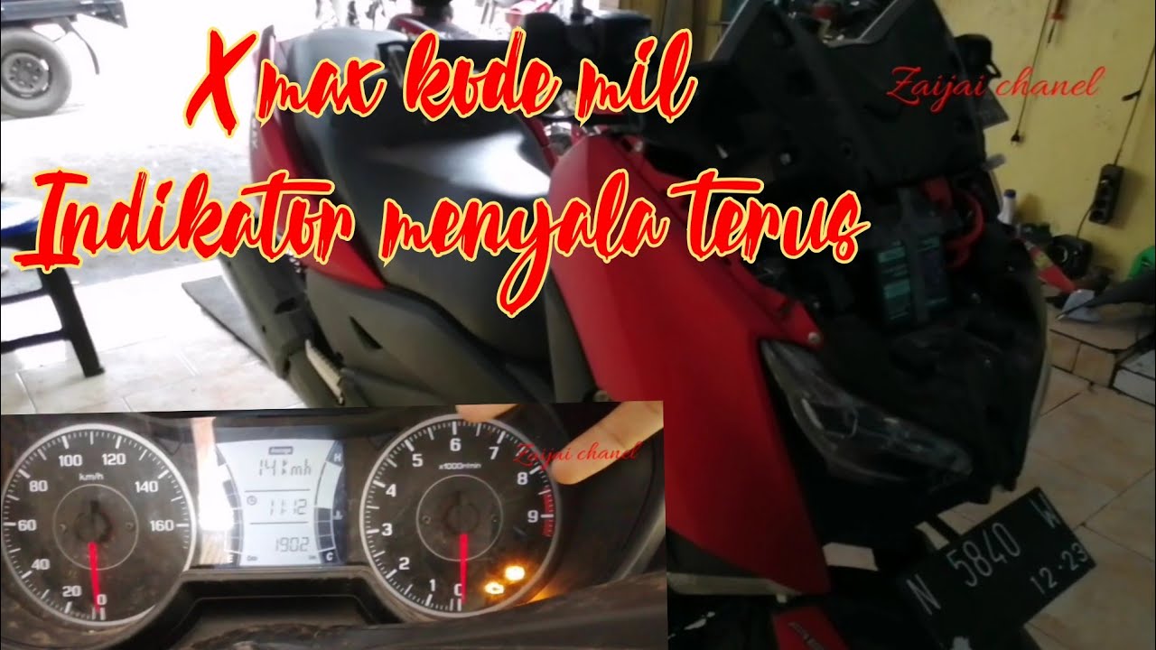 Reset x max indikator mil nyala terus habis terjatuh kode P1601
