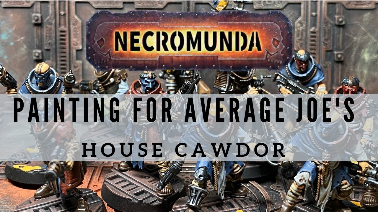 House Cawdor Necromunda Painting Guide for Average Joe's