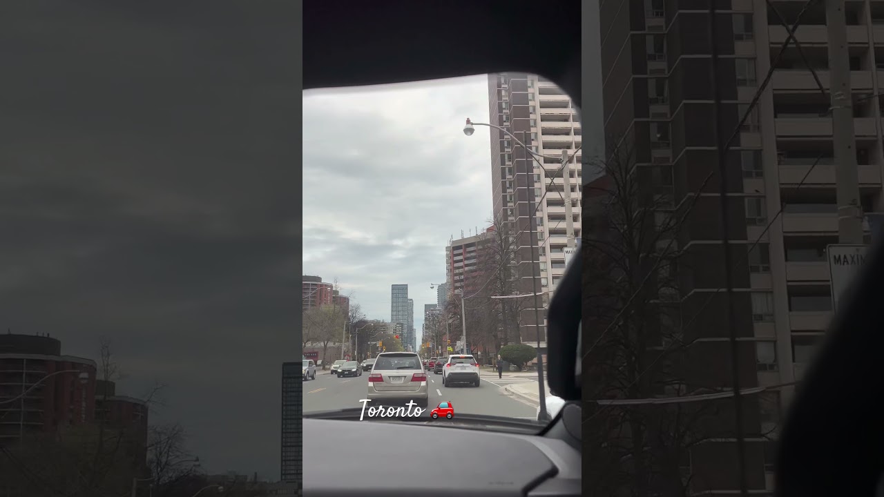 Downtown Toronto ❤️Canada #4kdrive #shortsviral