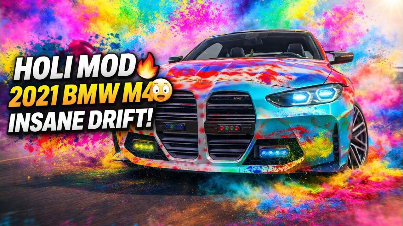 HOLI MOD with 2021 BMW M4 🔥 Insane Drift & Full Customization@SpeedX_GAMER_315 