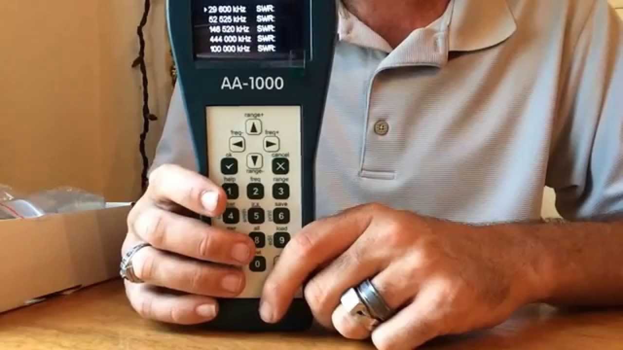 Rigexpert AA-1000 antenna analyzer review demo