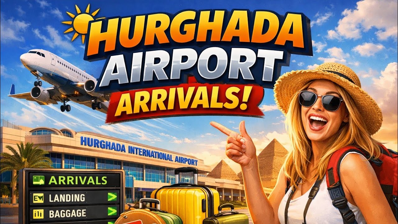 🇪🇬 Hurghada Airport Arrivals ✈️ @TravelwithHugoF #hurghada #airport