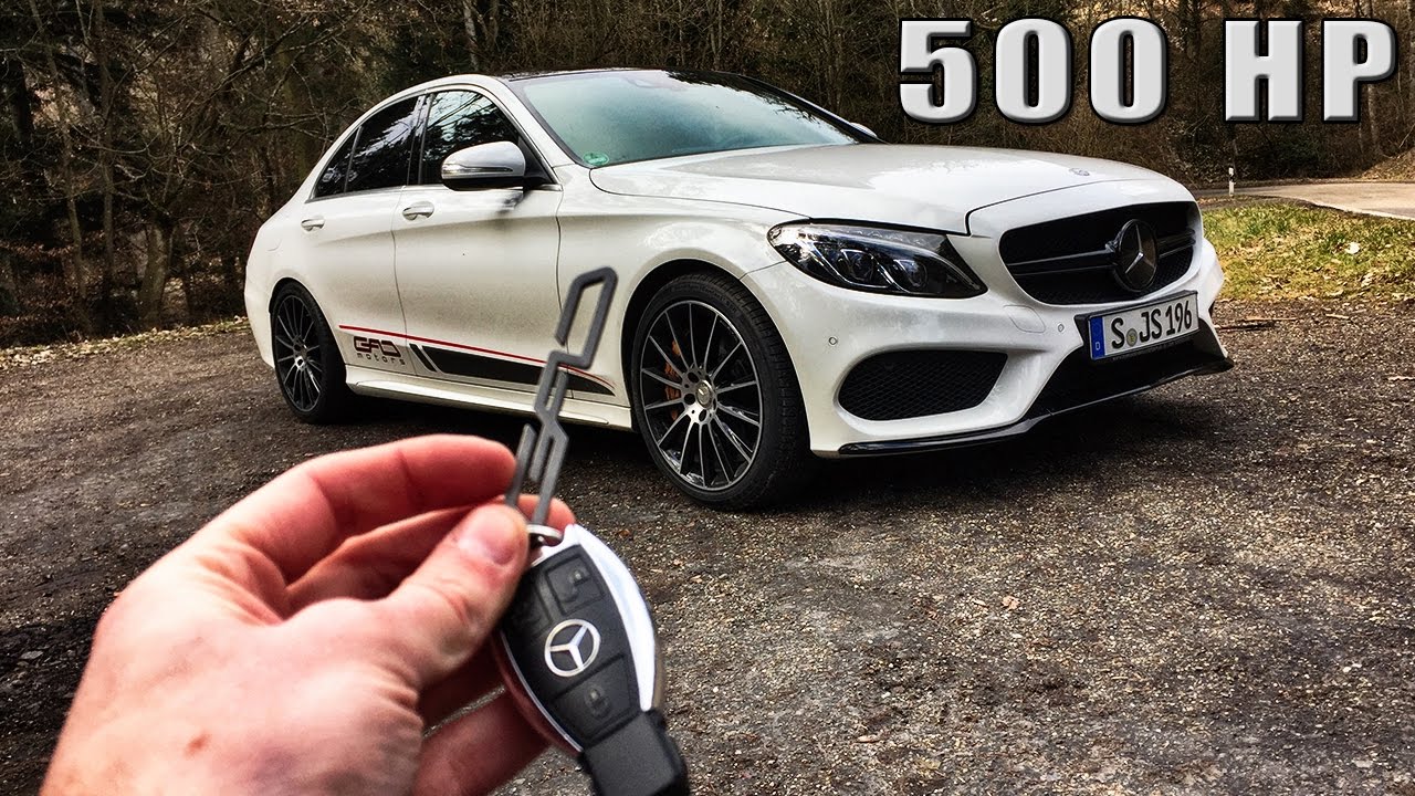 Mercedes Benz C Class REVIEW 500 HP GAD C400 POV Test Drive by AutoTopNL