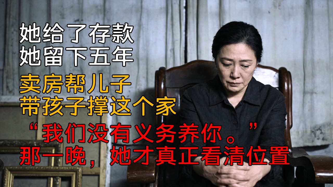 儿媳说：我们没有义务养你｜屋檐纪实：那一晚她彻底心凉