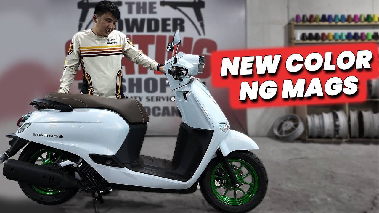Honda Giorno+ 125 New Wheels | Powder Coat By Defy Customs Caloocan