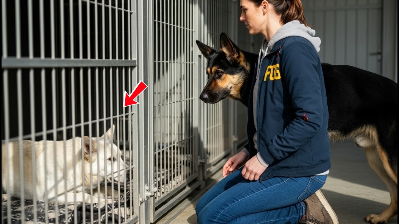 An FBI Woman Came to Adopt One Dog—He Refused to Leave Alone