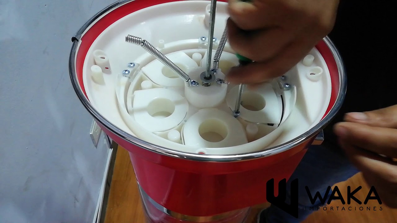 Cómo graduar la máquina de chicle modelo espiral