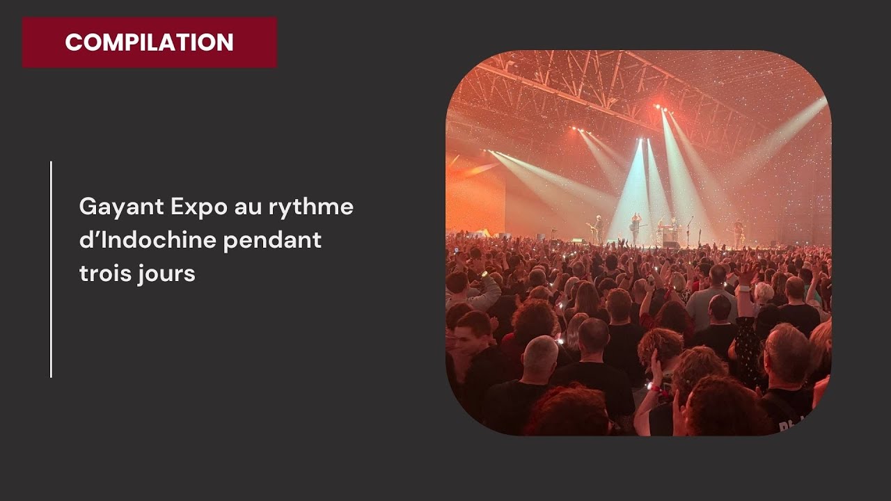 Gayant Expo au rythme d’Indochine pendant trois jours