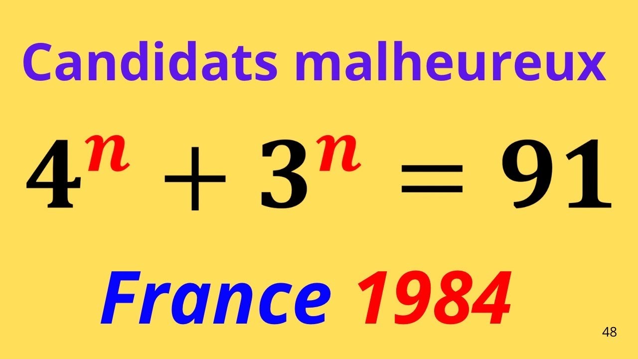Problème d’olympiade 