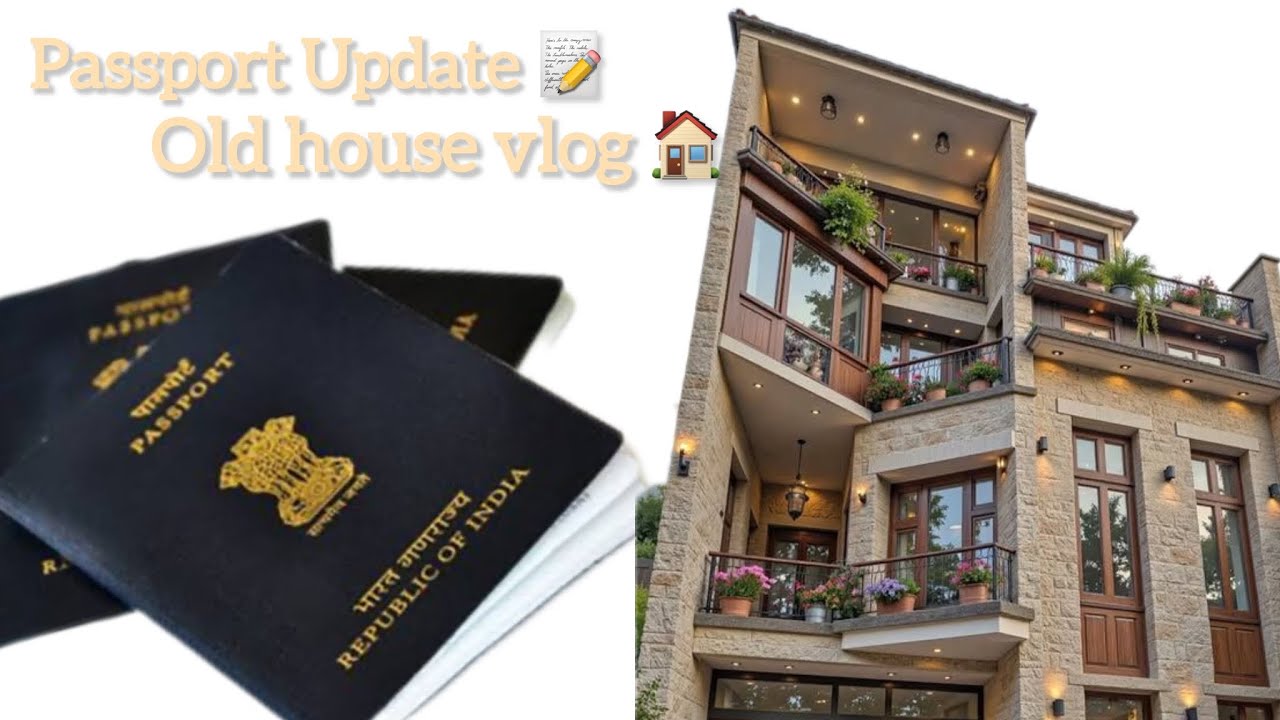 Passport renewal 📝 | old house | lost my documents 📝 | watch in 2x speed 😛