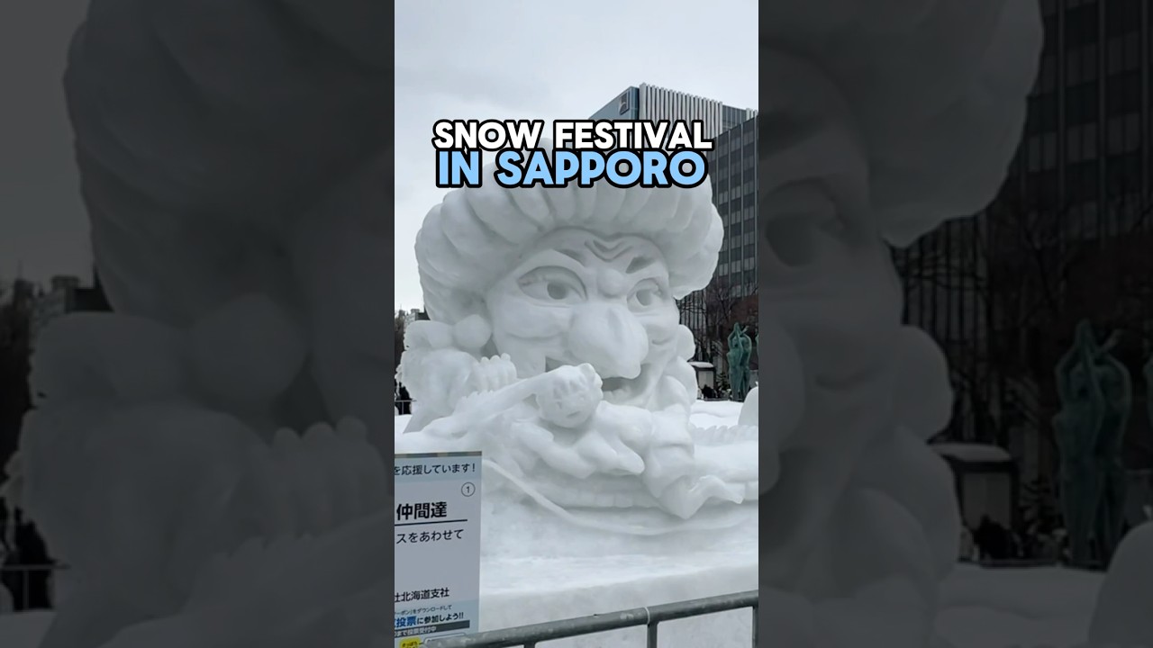 Snow Festival in Sapporo, Hokkaido Japan