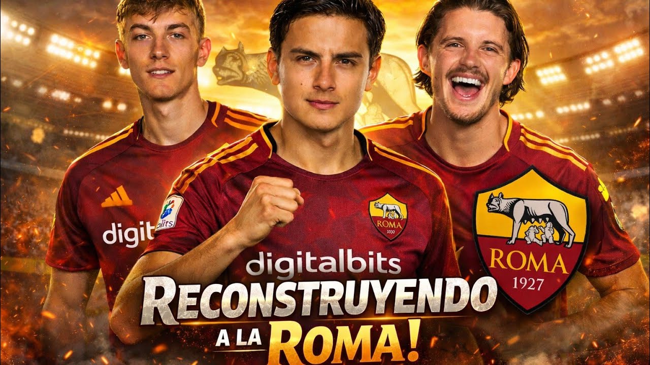 DIRIGÍ A LA ROMA  HASTA GANAR EL SCUDETTO❤️💛||RECONSTRUYENDO EQUIPOS FC26⚽️