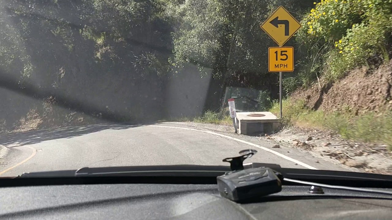 SUICIDE RUN Tuna Canyon One-Way, Malibu/Topanga, CA