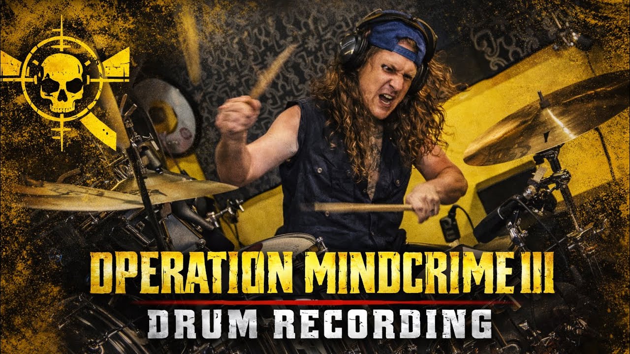 ⚠️OPERATION MINDCRIME III DRUM RECORDING 🥁