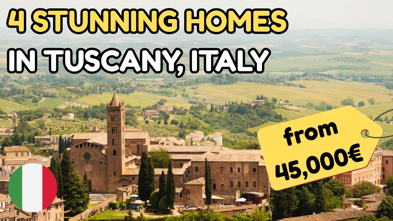 4 потрясающих объекта недвижимости в Тоскане, Италия от €45 000 на продажу