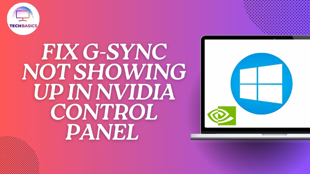 How to Fix G-Sync Not Showing up in Nvidia Control Panel Windows 11/10 | Full Guide (2026)