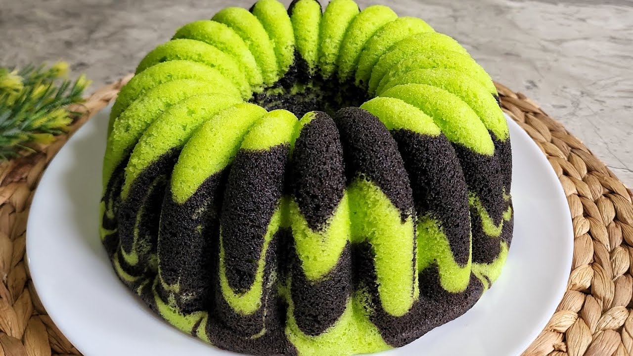 RESEP BOLU PANDAN KETAN HITAM KUKUS ENAK BANGET SUPER LEMBUT EMPUK DAN MOIST