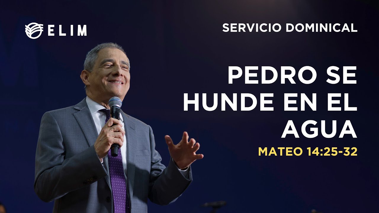 Pedro se hunde en el agua | Mateo 14:25-32
