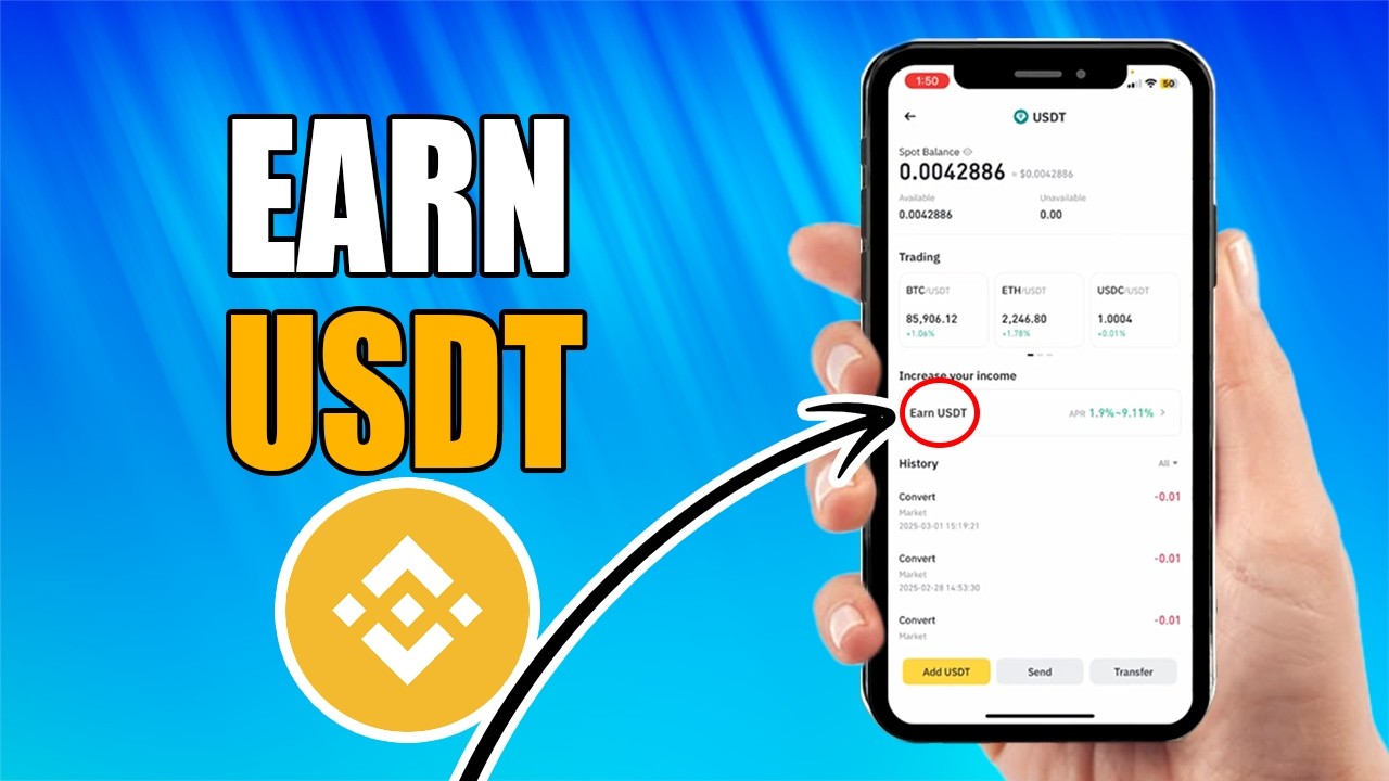 How to Earn USDT in Binance | Get Free USDT | Make Money On Binance