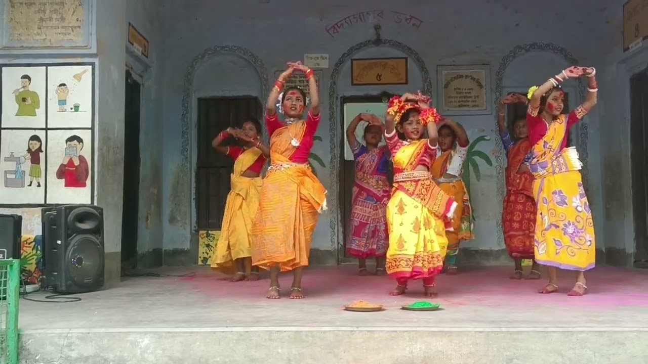 বসন্ত উৎসব | Phagun ayilo re | Dance | Class 3